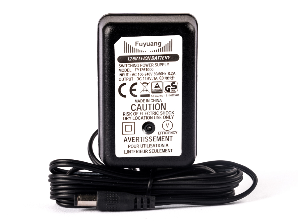 Fuyuang 3S Li-Ion 12.6V 1A Ladegerät mit DC Stecker 5.5x2.1mm