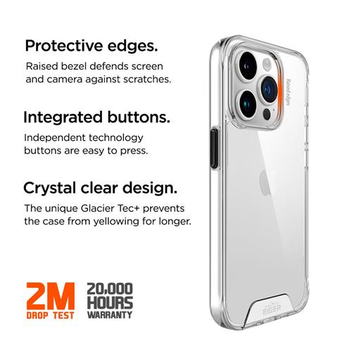 iPhone 15 Pro Max, Glacier Case transparent
