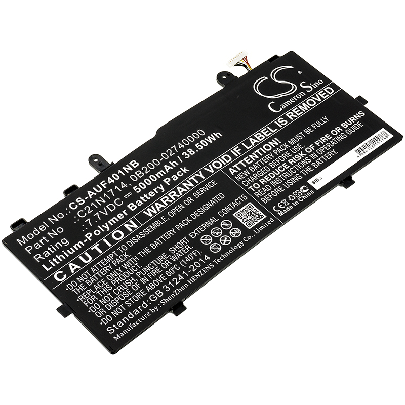Akku ersetzt Acer C21N1714 passend für J401NA, VivoBook Flip 14 TP401CA