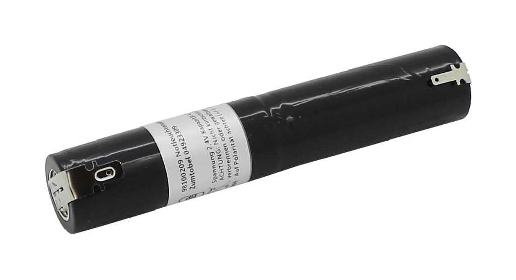 Notleuchtenakku 2.4V, 4200mAh, Ni-MH, L1x2 7/5 Sub-C mit Faston-Anschluss