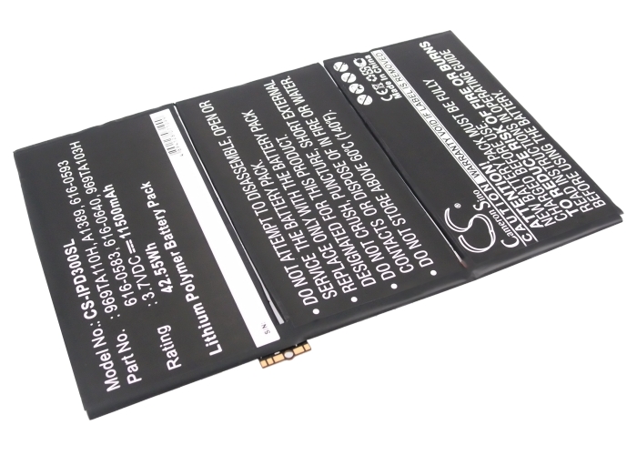 Akku passend für Apple iPad 3 A1416, iPad 4 A1458, A1460 11500mAh