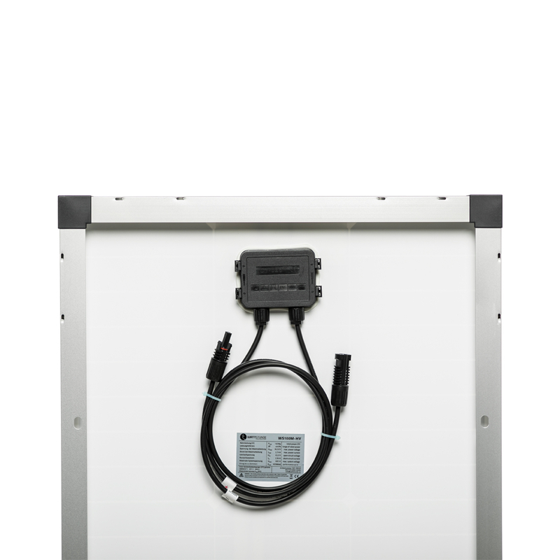 200W Mono-HV Solaranlage für Wohnmobil - Victron MPPT Laderegler - Haltespoiler WATTSTUNDE