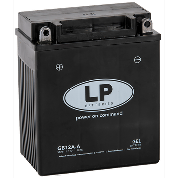 LP LB12A-4 GEL-Motorradbatterie ersetzt 512011012, CB12A-A, FB12A-A 12V 12Ah
