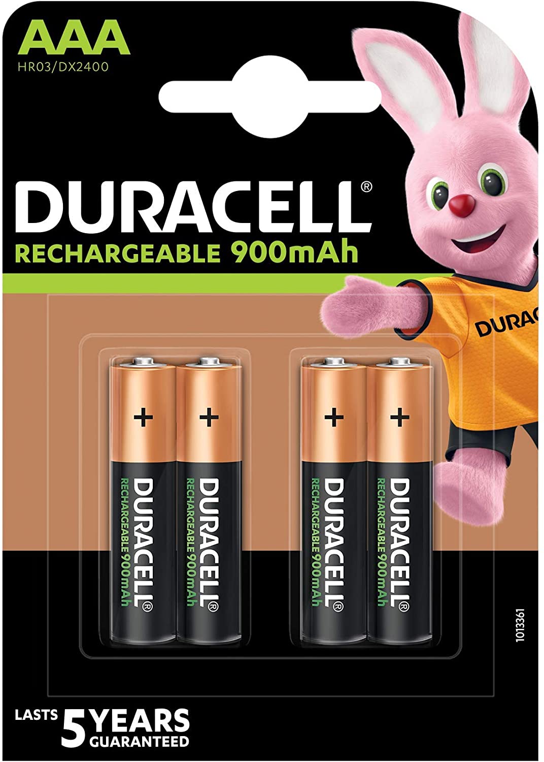 Duracell AAA, HR3, DX2400, 1.2V 900mAh Ni-MH Akkus 4er Pack