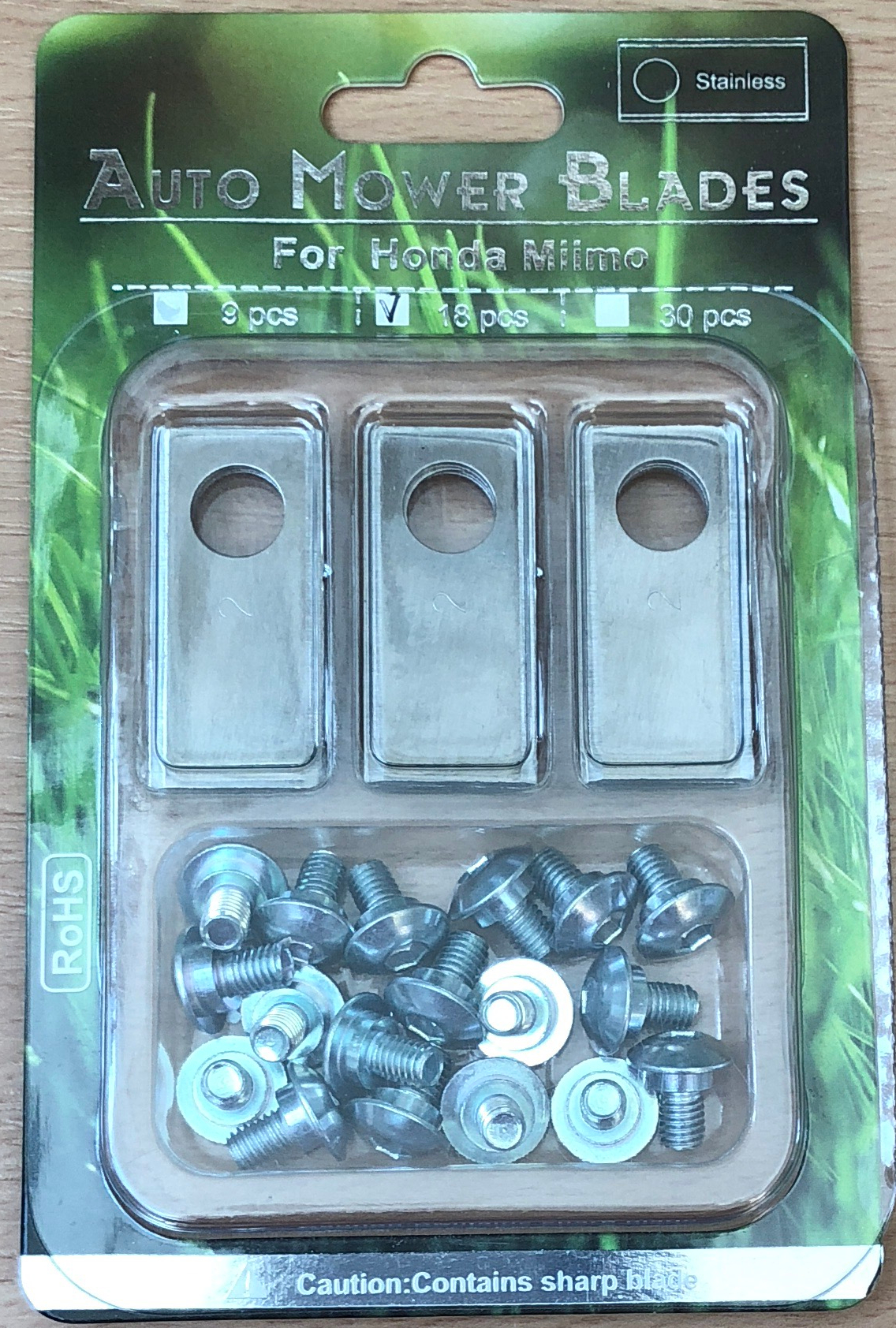 9x Ersatz Messer für Honda Miimo 310, 520, 3000