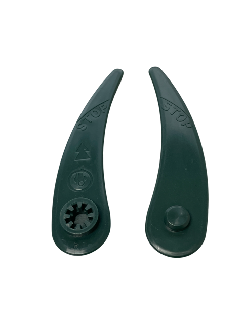 10x Kunststoffmesser ersetzt Bosch F016800371 passend für GrassCut 18-23, 18-230