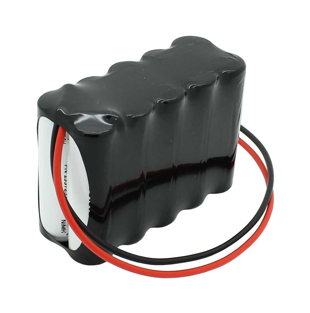Notleuchten Akku 12V 1800mAh Ni-MH, F2x5 Mignon AA mit 200 Kabel einseitig
