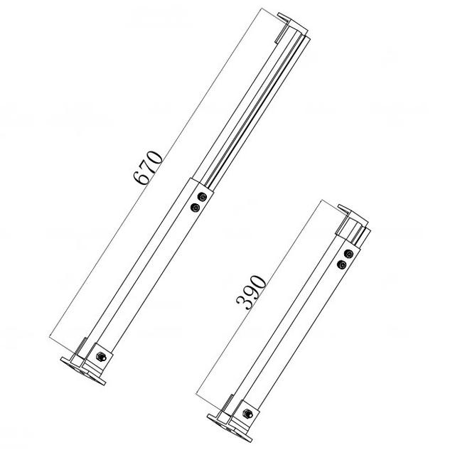 WATTSTUNDE® FHS200 Solarmodul Bodenhalterung