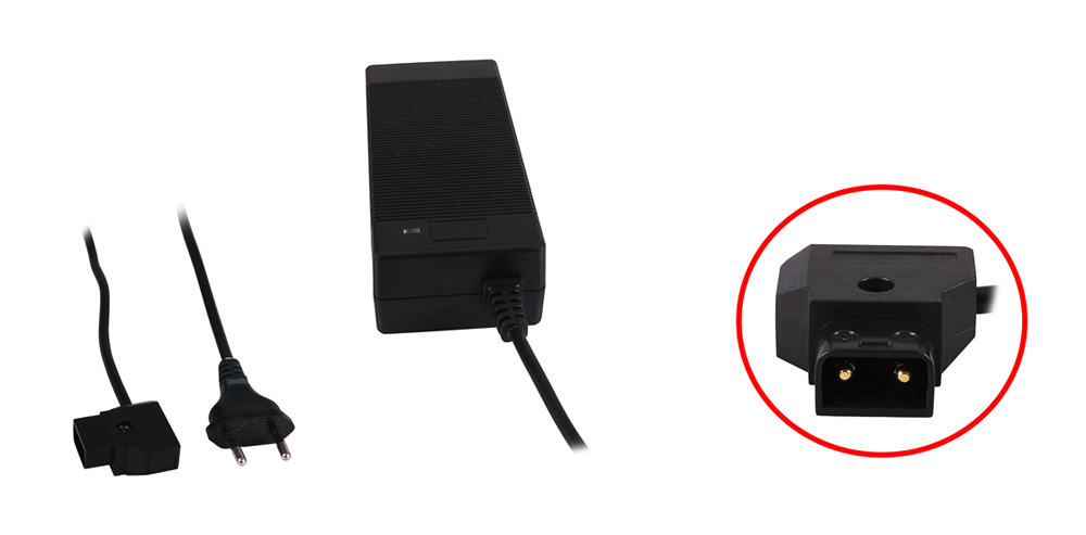 Ladegerät für Sony BP-GL65, BP-GL95 mit D-TAP Anschluss