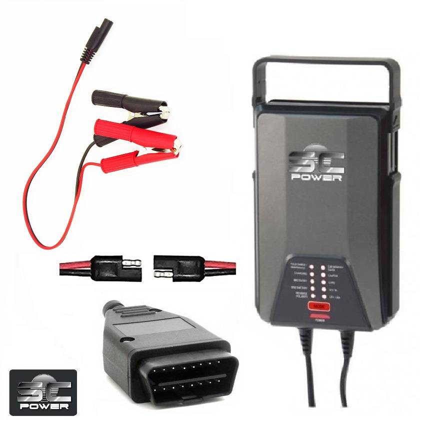 SC Power SC70 12V Auto-Ladegerät mit OBDII Anschluss