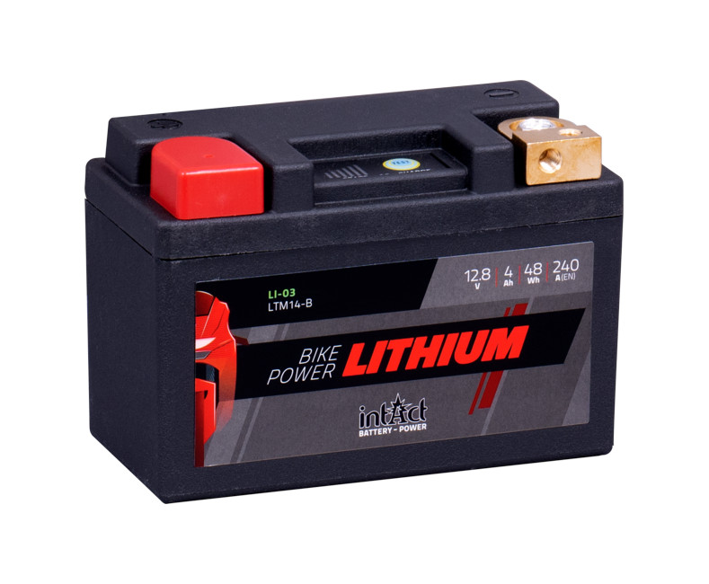 intAct LI-03 LiFePO4 Batterie YTZ10S, YT12B-BS, YT14B-BS, YB12A-A