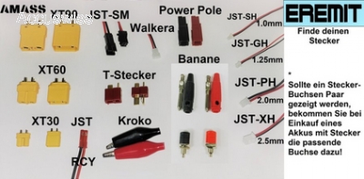 Akku 503450, 053450 3.7V 1000mAh Li-Polymer mit Kabel ohne Stecker