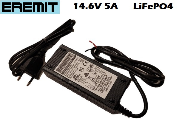 12V 5A LiFePO4 Ladegerät entstört für 12.8V LiFePO4 Akkus