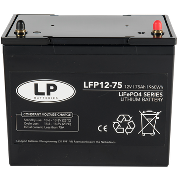 LP LFP12-75 12V 75Ah LiFePO4 Batterie für Wohnmobile / Aktion