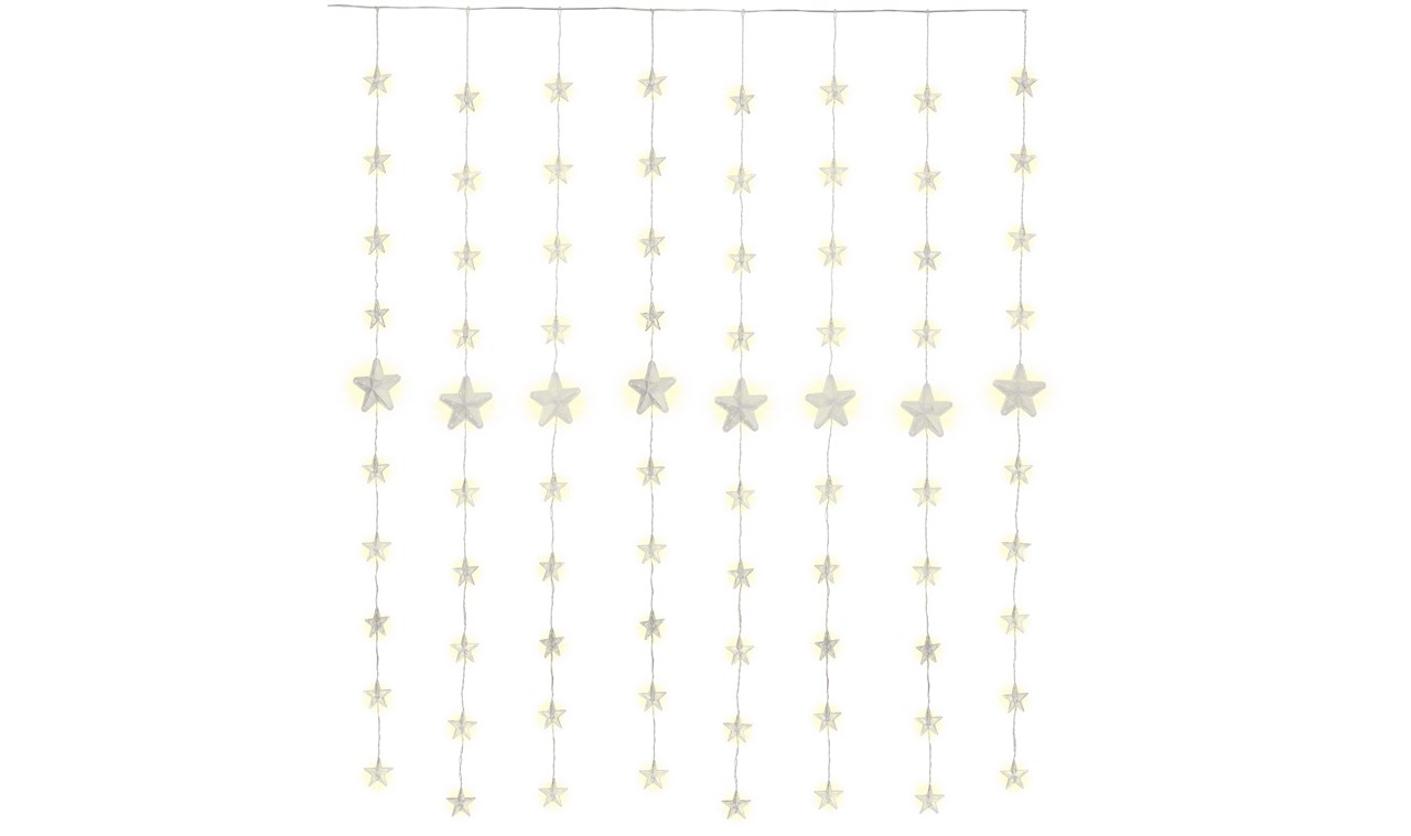 80er LED-Sternenvorhang
