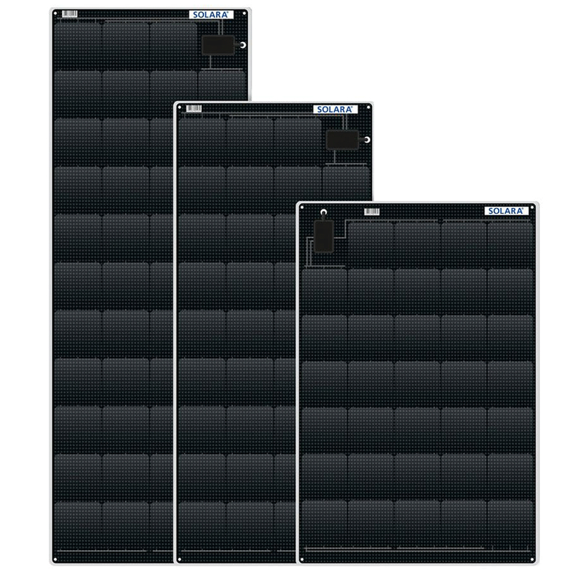 Wattstunde 120W Solarmodul SOLARA S525M35 Marine 120Wp-Kabelausgang a. Rückseite