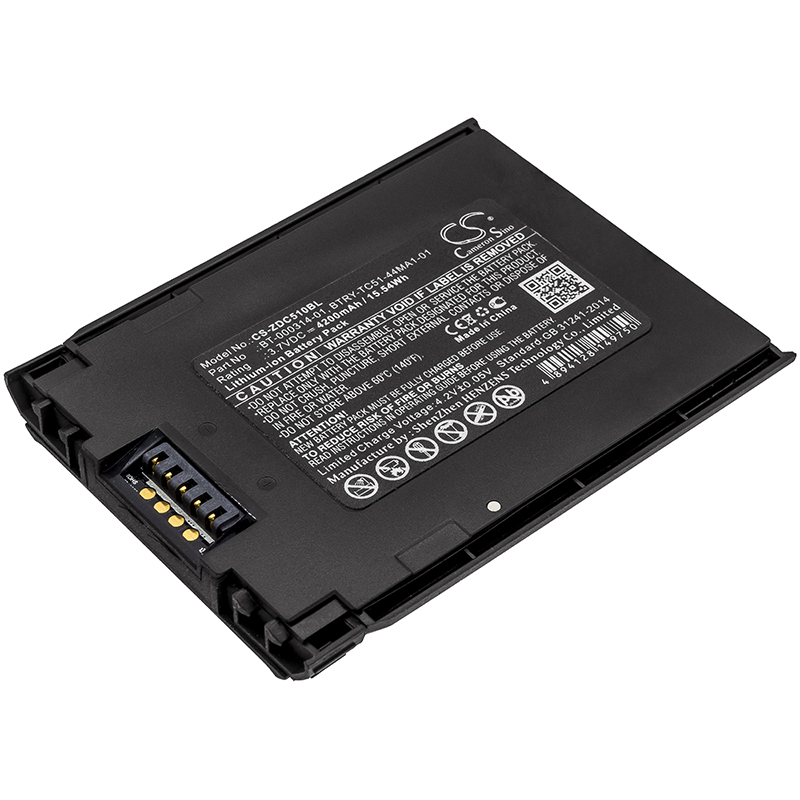 Akku ersetzt Zebra BTRY-TC51-43MA1-01, BT-000314 passend für TC510, TC52, 56, 57