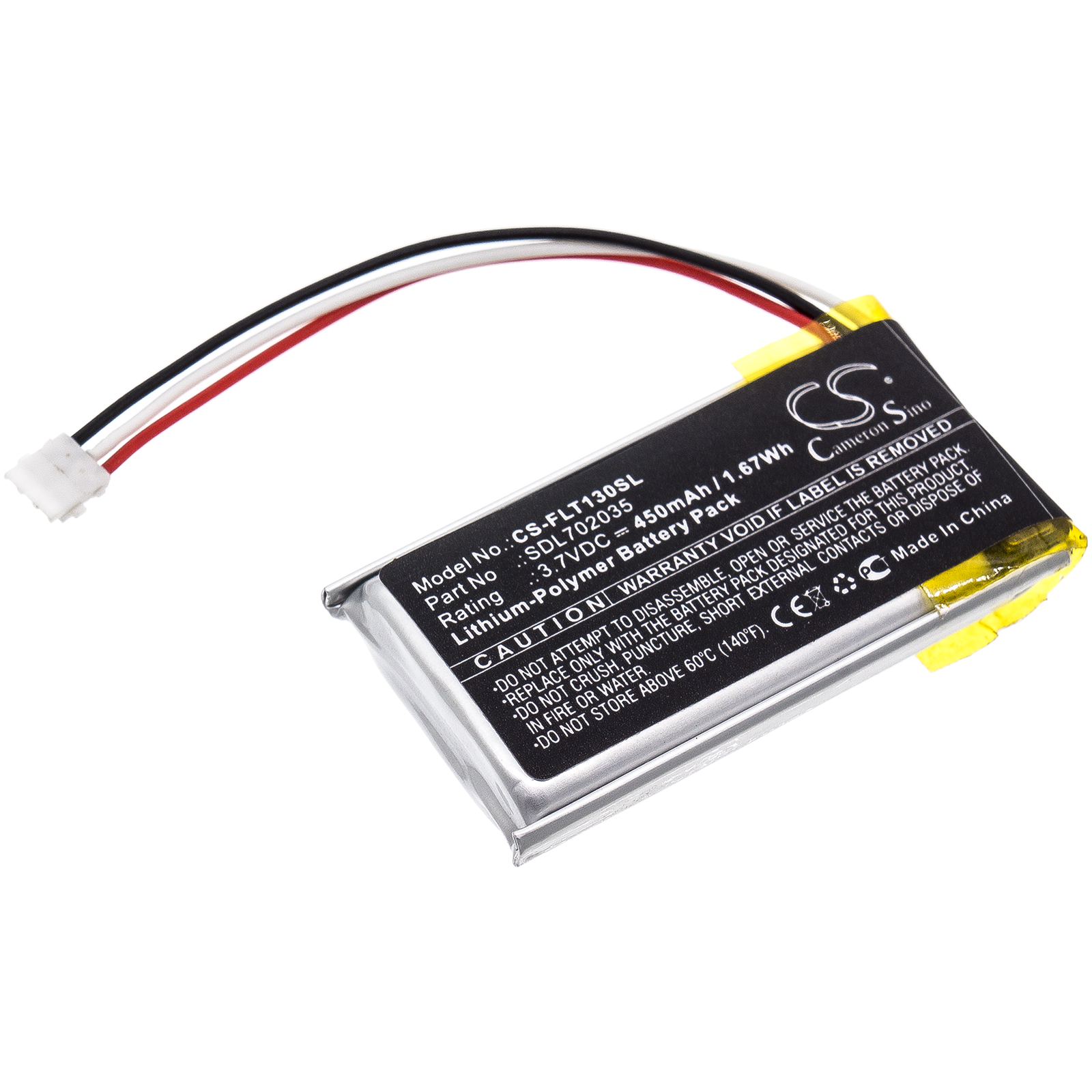 Akku ersetzt LF602035-02, SDL702035 passend für Flir One Pro LT, 435-0012