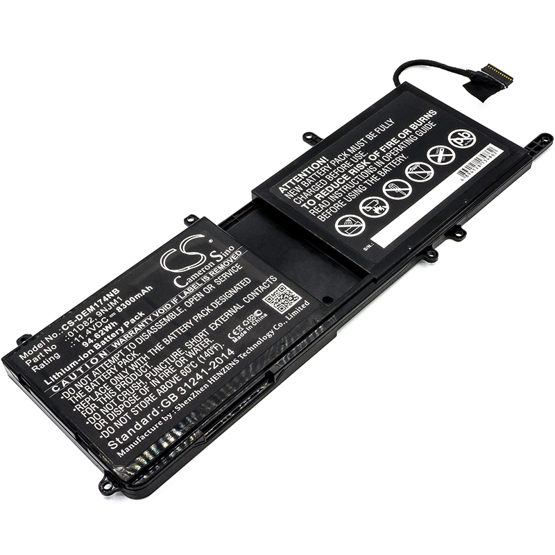 Akku ersetzt Dell 01D82, 0MG2YH, MG2YH passend für Alienware 15 R3+R4, 17 R4+R5