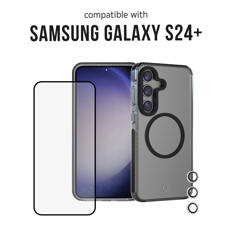 3sixT 4in1 Protection Cover für Samsung Galaxy S24+, transparent