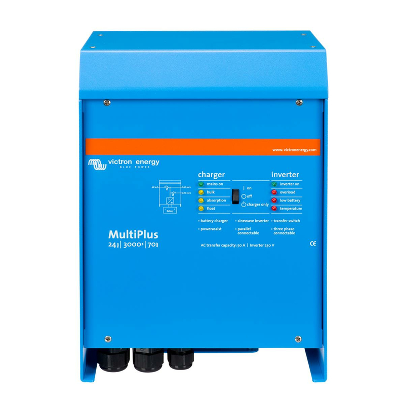 Victron MultiPlus 24/3000/70 Wechselrichter 2400W und Ladegerät 70A