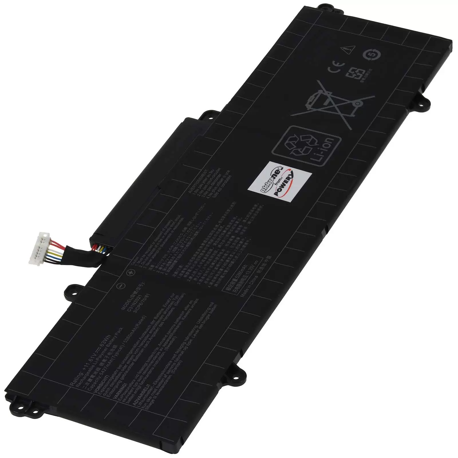 Akku ersetzt Asus C31N2021, 0B200-04030000 passend für ZenBook 14 Flip UN5401QA