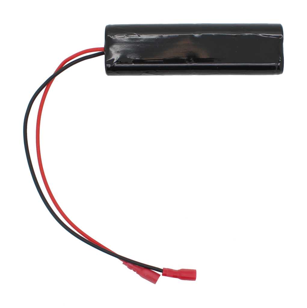 Notleuchtenakku 4.8V 1800Ah, Ni-MH, L2x2 Mignon, Faston Buchsen +6.3mm / -4.8mm