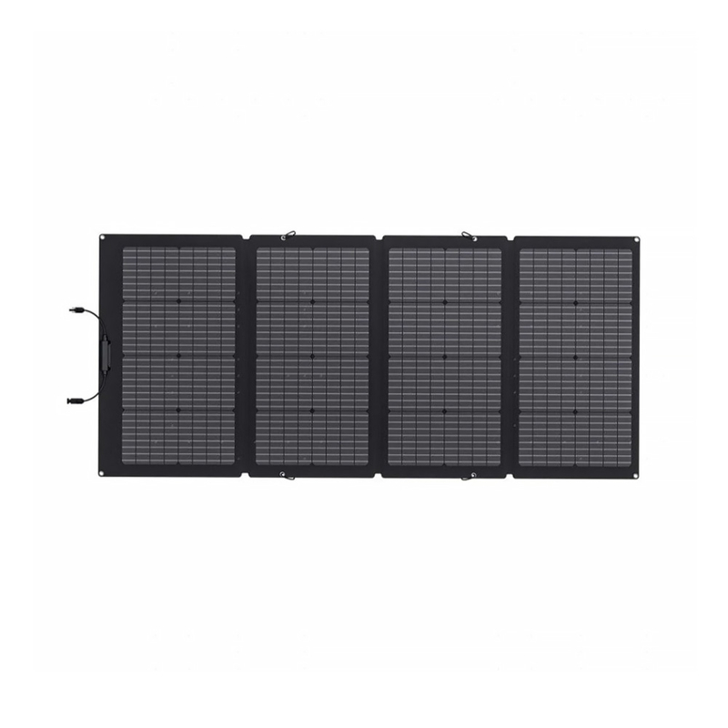 EcoFlow 220W bifaziales faltbares Solarpanel, Vorderseite 220 W, Rückseite 155 W