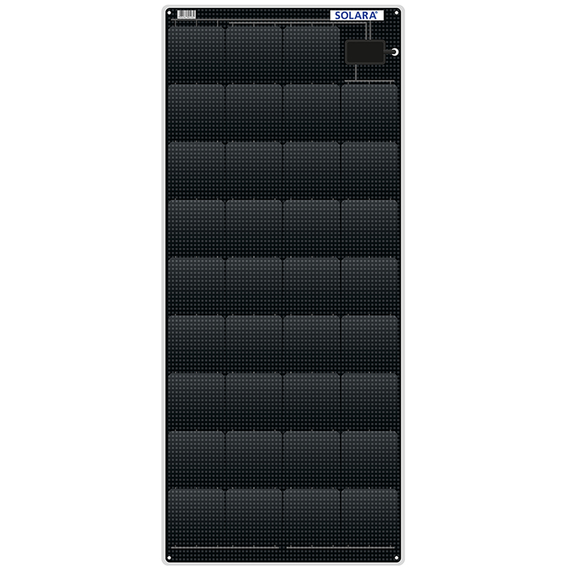 Wattstunde 120W Solarmodul SOLARA S525M35 Marine 120Wp-Kabelausgang a. Rückseite