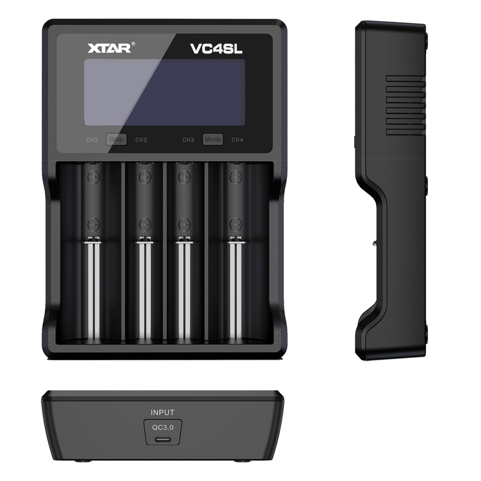 Xtar VC4SL QC Ladegerät für Li-Ion und Ni-MH Akkus