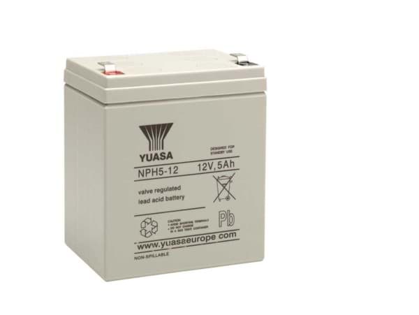 Yuasa NPH5-12L 12V 5Ah, Hochstrom, Blei-Akku