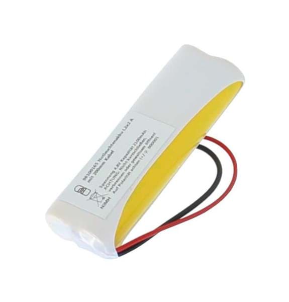 Notleuchtenakku 4.8V, 3000mAh, Ni-MH, L2x2 Sub-C mit Faston-Anschluss