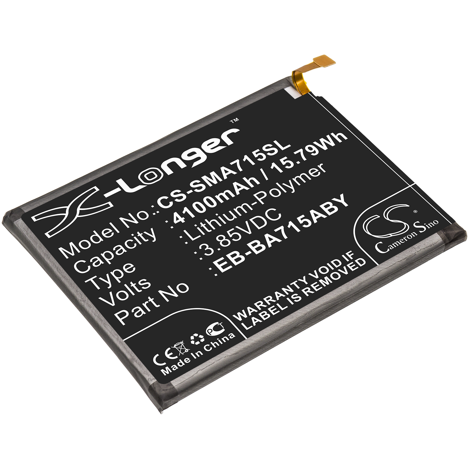 Akku ersetzt EB-BA715ABY passend für Samsung Galaxy A71, SM-A715F,  SM-A716U