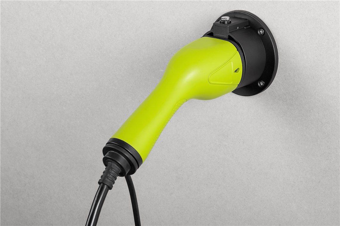 Wandhalterung für Typ-2-Ladekabel Elektrofahrzeug