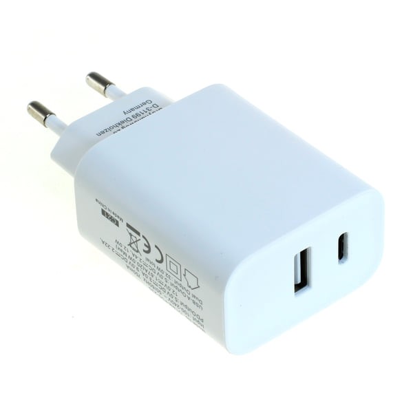 35W USB-C Power Adapter, USB-C PD + USB-A für iPhone 17, iPad Pro