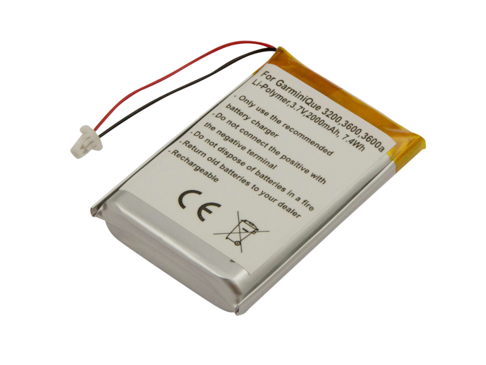 Akku ersetzt Garmin 1A2W423C2, A2X128A2 passend für iQue 3200, iQue 3600