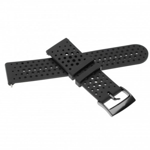 Armband für Suunto Spartan Sport Wrist HR, 9 Baro, D5 Silikon Schwarz