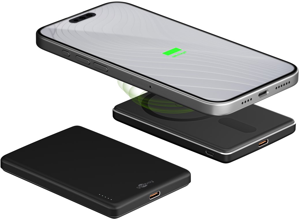 MagSafe Powerbank 5000mAh für iPhone, AirPods, Samsung