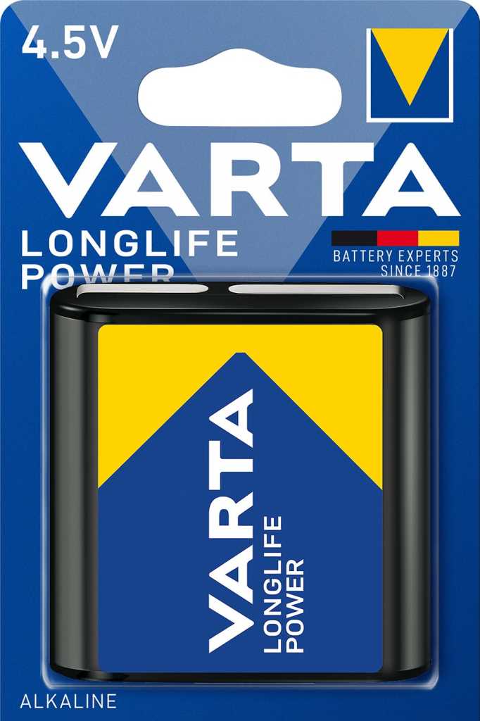 Varta 4912 High Energy 4,5V 3LR12 Flachbatterie