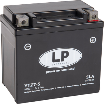 LP YTZ7-S SLA Motorradbatterie ersetzt DIN 50616, CTZ7S, 0092M60090 12V 6Ah