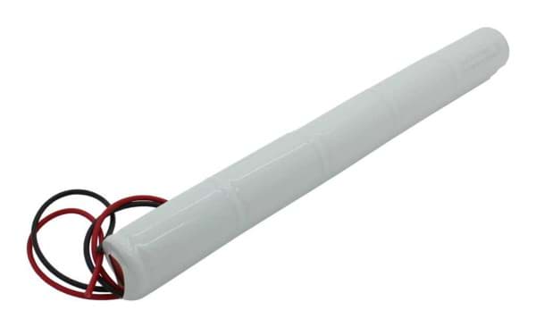 Notleuchtenakku NiMH 6.0V 4500mAh L1x5 Mono D mit 200mm Kabel einseitig