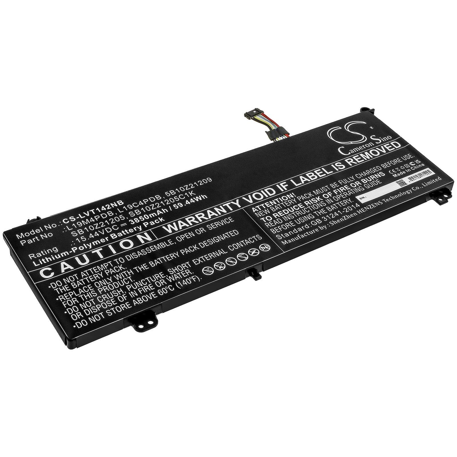 Akku ersetzt L19C4PDB passend für Lenovo ThinkBook 14s Yoga ITL-20WE000YAU