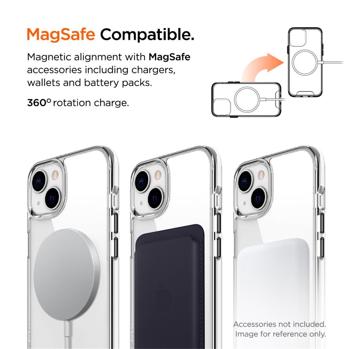 EIGER APPLE IPHONE 14 PRO TRANSPARENTES MAGSAFE CASE EIGER GLACIER CLEAR