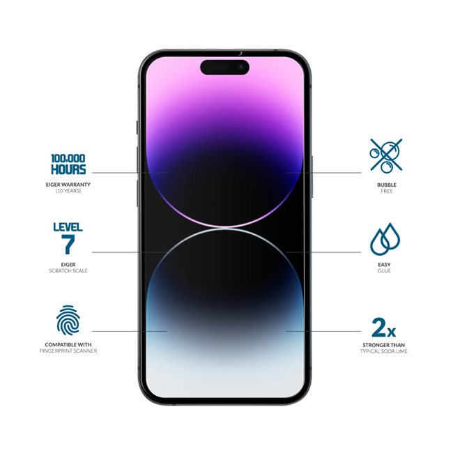 EIGER APPLE IPHONE 14/13/13 PRO MOUNTAIN GLASS 3D CASE FREUNDLICH