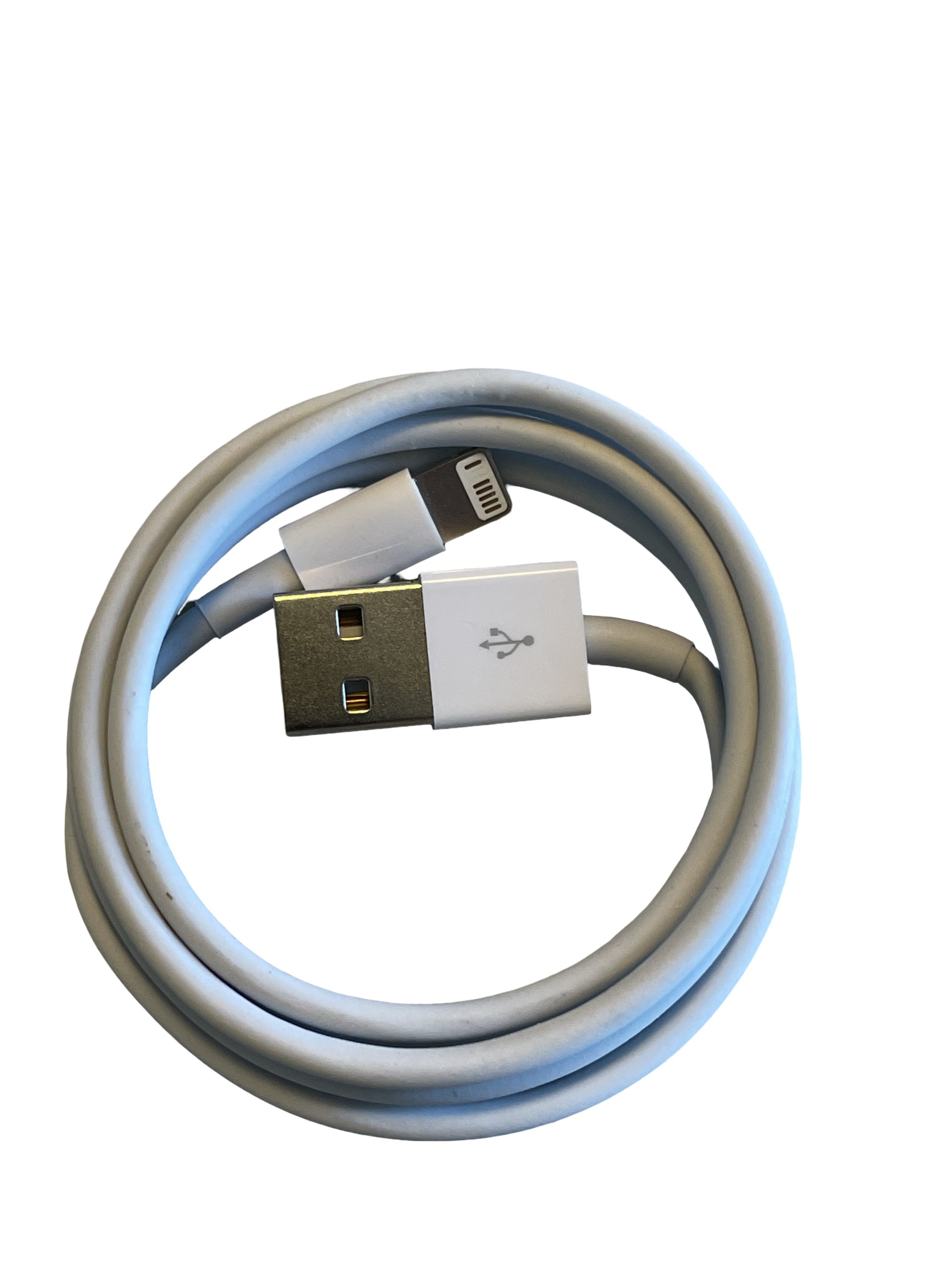USB-A Schnellladekabel auf Lightning 100cm, weiss
