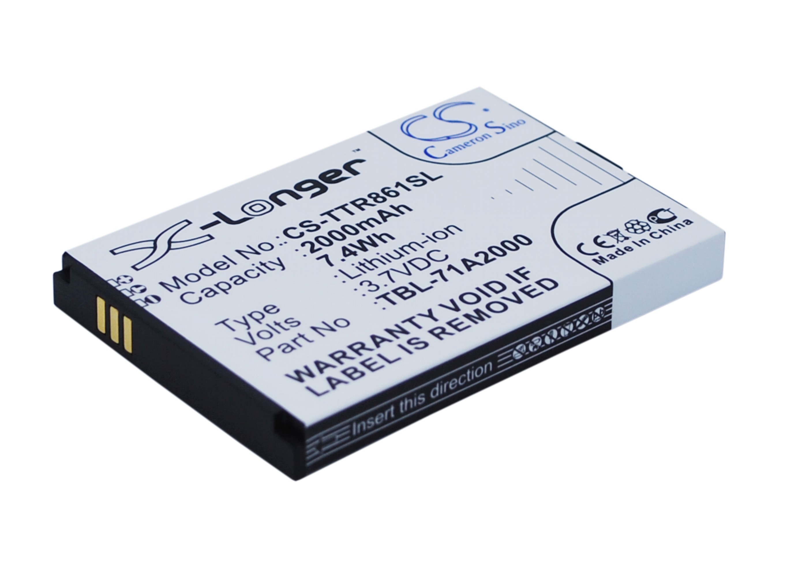 Akku ersetzt TP-Link TBL-71A2000 passend für M7350 Ver 5, M5250, M5350, TL-TR861