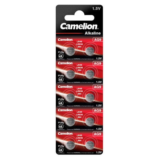 Camelion AG9, LR45, SR936W, LR936 Batterien 10er Packung