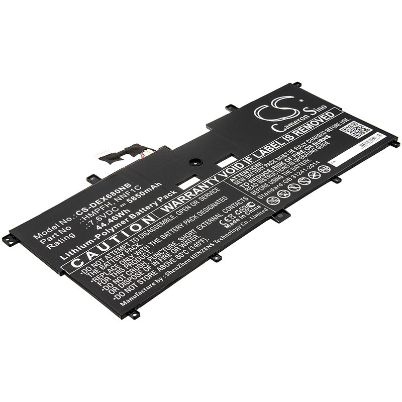 Akku ersetzt Dell HMPFH, NNF1C passend für N003X9365-D1516FCN, XPS 13 9365