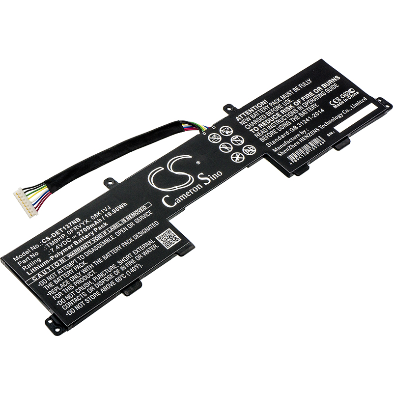 Akku ersetzt Dell 08K1VJ passend für Latitude 13 7350