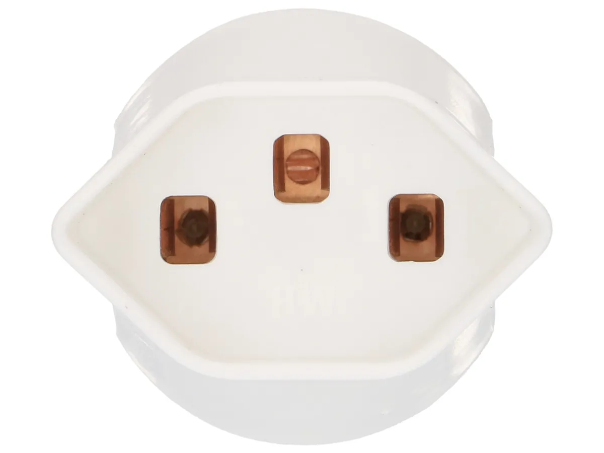 Reise Adapter CH - EU, Schweizer Steckdose Typ J (T23) - DE-Stecker, Typ F, 16A
